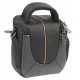 YUMA bolsa de câmera S preto / laranja