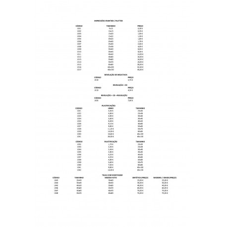 IMPRESSÃO / PLASTIFICAÇÃO