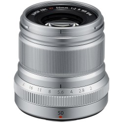 FUJINON Lens XF50mm F2 R WR Silver