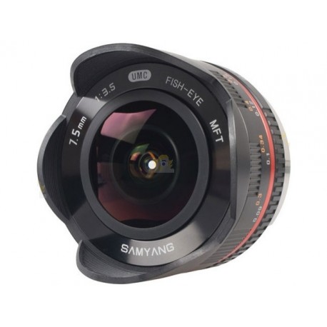 Samyang 7,5mm F/3.5 UMC Fisheye - Micro 4/3 Noir