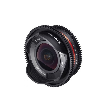 Samyang 7,5mm T3.8 Fisheye - Cine Micro 4/3