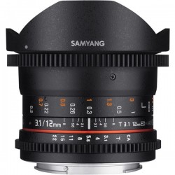 Samyang 12mm T3.1 Fisheye VDSLR - Canon