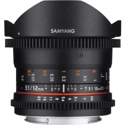 Samyang 12mm T3.1 Fisheye VDSLR - Nikon