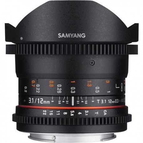 Samyang 12mm T3.1 Fisheye VDSLR - Sony E
