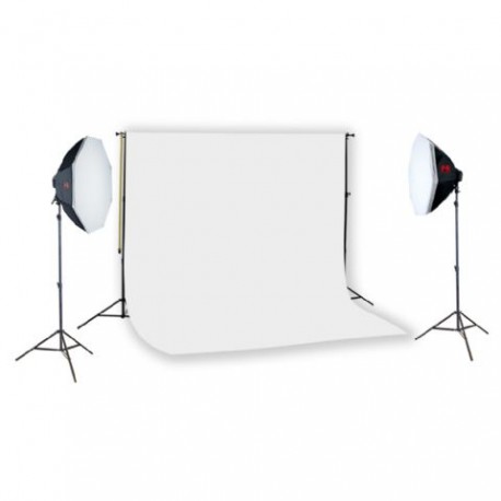 Falcon Eyes Background System incl. Leve 18x28W